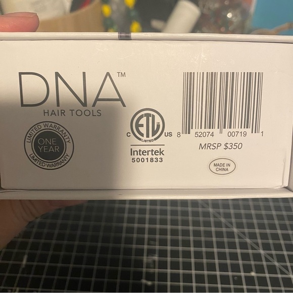 dna 1.5” Vive Tourmaline Flat Iron Professional EUC Straightener Hair Tool - Picture 3 of 7